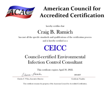 CEICC Award Certificate